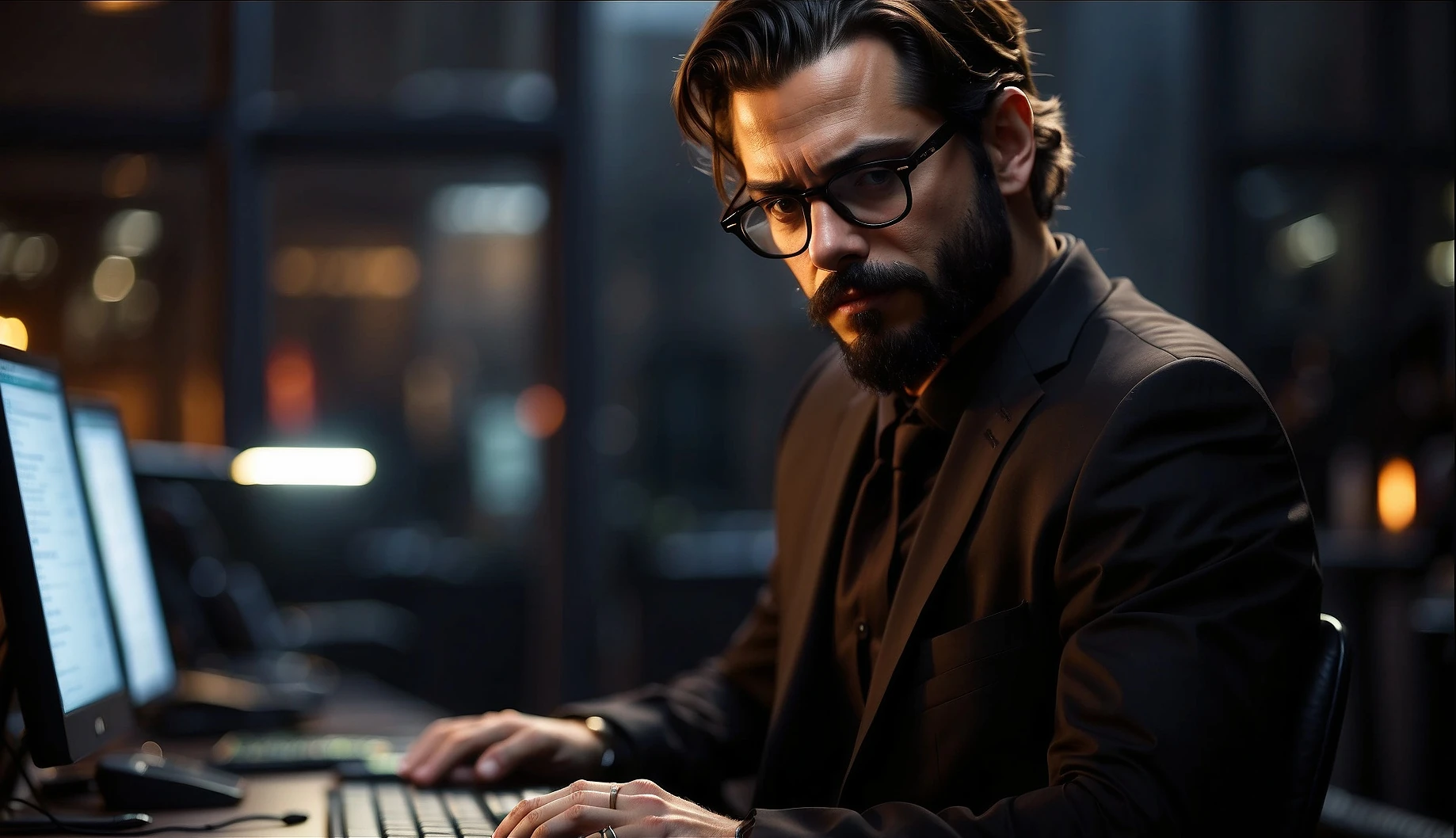 mon avatar en train de coder créé avec l'intelligence artificielle