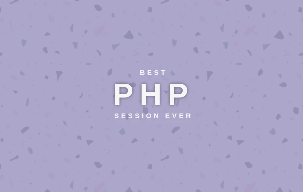 page d'accueil avec le titre du site web sur fond violet